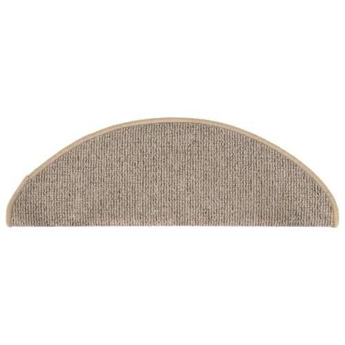 Tepisi za stepenice 15 kom sivo-smeđi 65 x 21 x 4 cm - Siva i smeđa 65 x 21 x 4 cm 15 Cijena