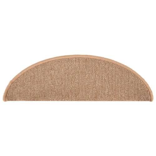 Tepisi za stepenice 15 kom svjetlosmeđi 65 x 21 x 4 cm - Svjetlosmeđa 65 x 21 x 4 cm 15 Cijena