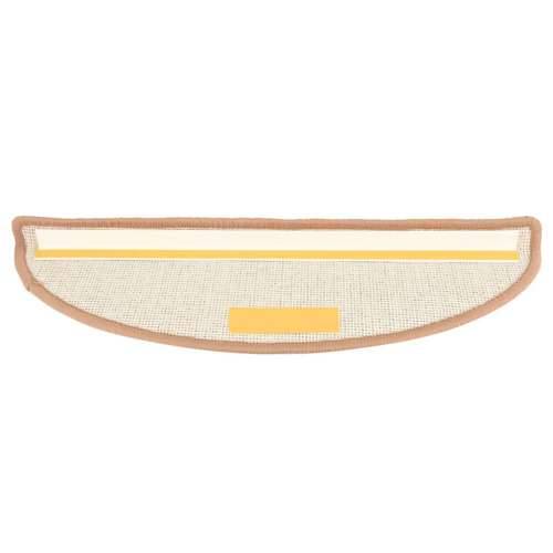 Tepisi za stepenice 15 kom svjetlosmeđi 65 x 21 x 4 cm - Svjetlosmeđa 65 x 21 x 4 cm 15 Cijena