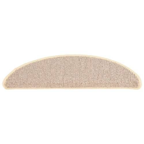 Tepisi za stepenice 15 kom bijelo-smeđi 65 x 21 x 4 cm - Bijela i smeđa 65 x 21 x 4 cm 15 Cijena