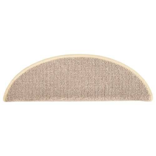 Tepisi za stepenice 15 kom bijelo-smeđi 65 x 21 x 4 cm - Bijela i smeđa 65 x 21 x 4 cm 15 Cijena