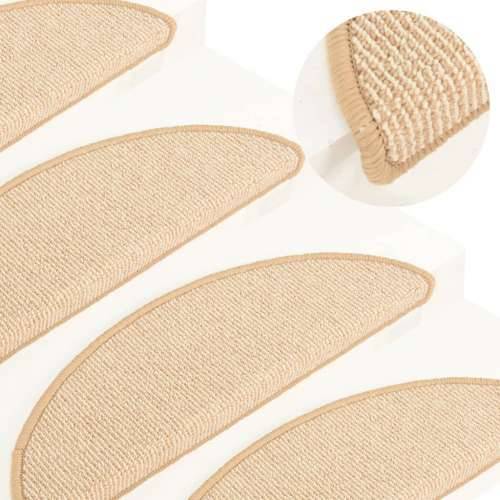 Tepisi za stepenice 15 kom krem 65 x 21 x 4 cm - Krema 65 x 21 x 4 cm 15 Cijena