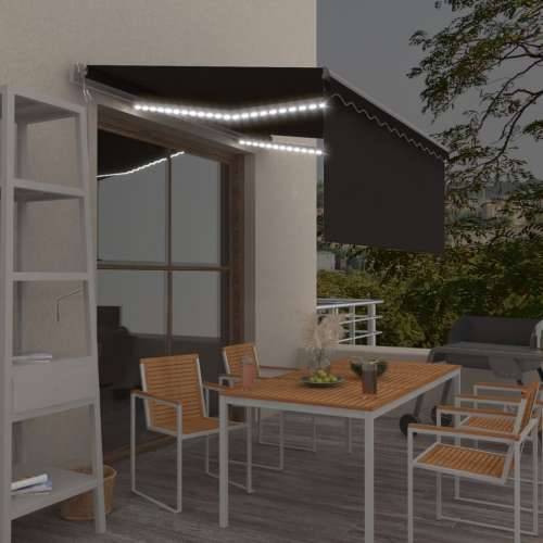 Automatska tenda s roletom i senzorom LED 3 x 2,5 m antracit   - Antracit 3 x 2.5 m 1 Cijena