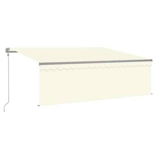 Automatska tenda s roletom i senzorom LED 4 x 3 m krem   - Krema 4 x 3 m 1 Cijena