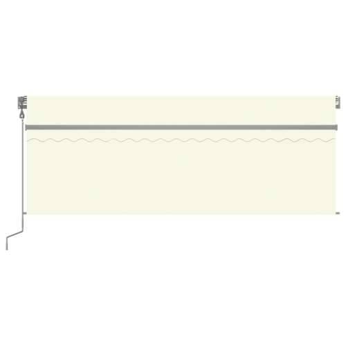Automatska tenda s roletom i senzorom LED 4 x 3 m krem   - Krema 4 x 3 m 1 Cijena