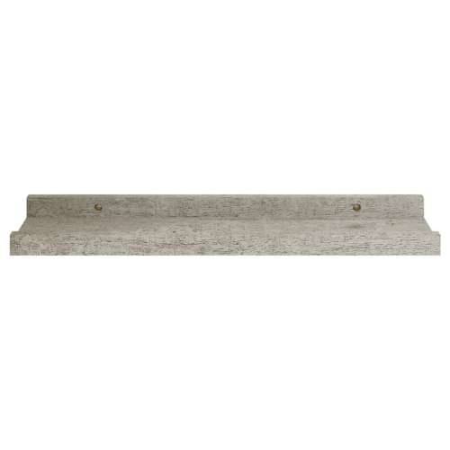 Zidne police 2 kom siva boja betona 40 x 9 x 3 cm - Beton siva 40 x 9 x 3 cm 2 1 Cijena