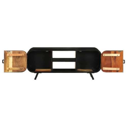 TV ormarić 110 x 30 x 45 cm od masivnog obnovljenog drva - Smeđe-zelena 1 110 cm Cijena
