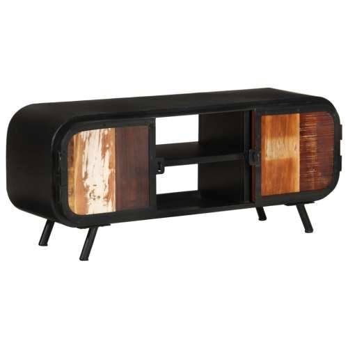 TV ormarić 110 x 30 x 45 cm od masivnog obnovljenog drva - Smeđe-zelena 1 110 cm Cijena