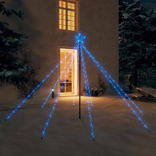 Božićno drvce sa svjetlima 400 LED žarulja plavo 2,5 m