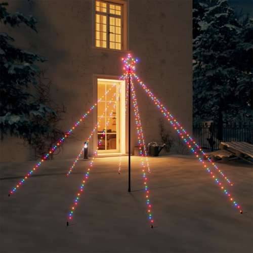 Božićno drvce sa svjetlima 400 LED žarulja raznobojno 2,5 m Cijena