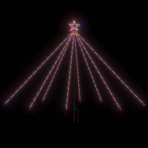 Božićno drvce sa svjetlima 400 LED žarulja raznobojno 2,5 m Cijena