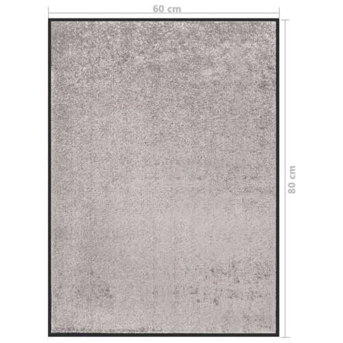 Otirač sivi 60 x 80 cm - Siva 60 x 80 cm 1 Cijena