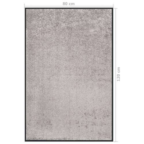 Otirač sivi 80 x 120 cm - Siva 80 x 120 cm 1 Cijena