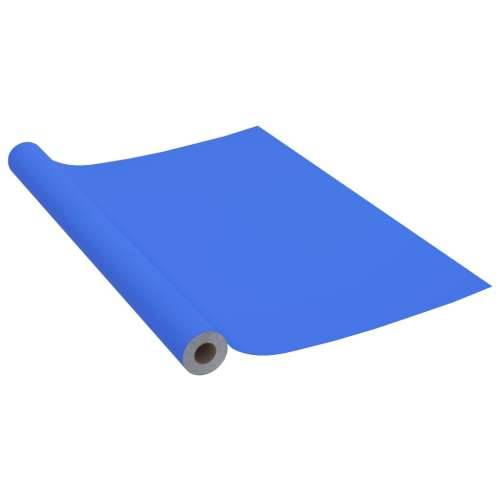 Samoljepljiva folija za namještaj sjajna plava 500 x 90 cm PVC Cijena