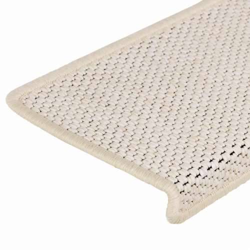 Ljepljivi tepisi za stepenice 15 kom 65x21x4 cm krem - Krema 15 Cijena