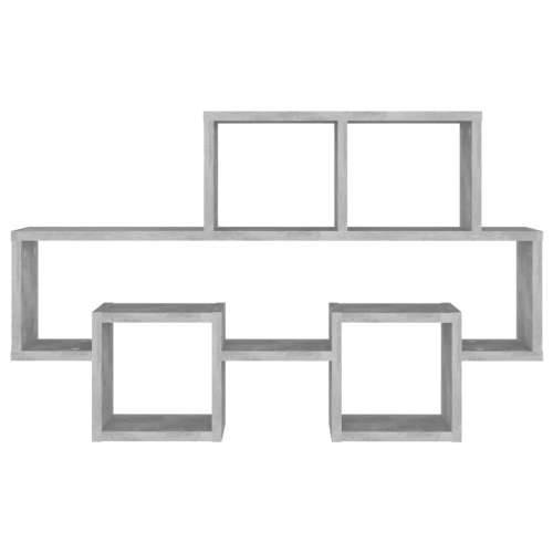 Zidne police u obliku automobila boja betona 82x15x51 cm drvene - Beton siva 1 Cijena