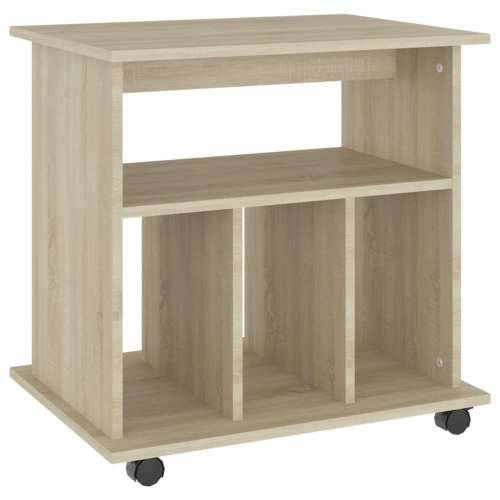 Ormarić s kotačima boja hrasta sonome 60x45x60 cm drvena - sonoma hrast 1 Cijena