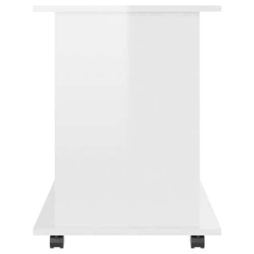 Ormarić s kotačima sjajni bijeli 60x45x60 cm konstruirano drvo - Visoko sjajno bijela 1 Cijena