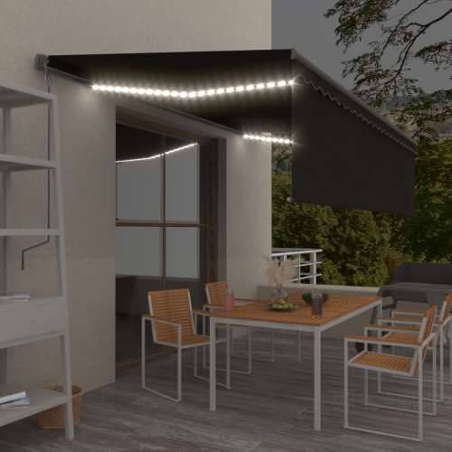 Automatska tenda s roletom i senzorom LED 5 x 3 m antracit - Antracit 5 x 3 m 1 Cijena