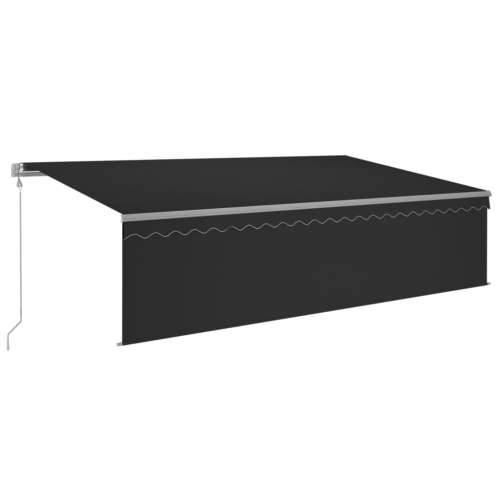 Automatska tenda s roletom i senzorom LED 5 x 3 m antracit - Antracit 5 x 3 m 1 Cijena