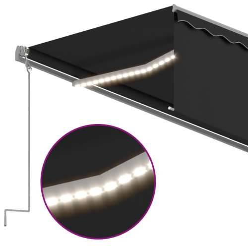 Automatska tenda s roletom i senzorom LED 5 x 3 m antracit - Antracit 5 x 3 m 1 Cijena