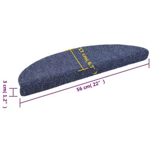 Ljepljivi tepisi za stepenice 10 kom plavi 56 x 17 x 3 cm - Plava 56 x 17 x 3 cm 10 Cijena