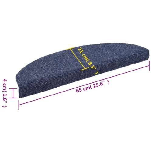 Ljepljivi tepisi za stepenice 10 kom plavi 65 x 21 x 4 cm - Plava 65 x 21 x 4 cm 10 Cijena