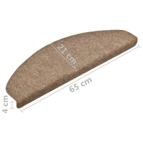 Ljepljivi tepisi za stepenice 10 kom krem 65 x 21 x 4 cm - Krema 65 x 21 x 4 cm 10 Cijena