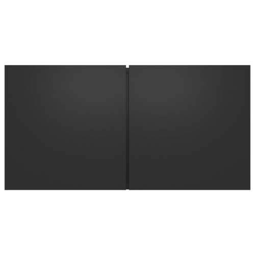 10-dijelni set TV ormarića crni od iverice Cijena