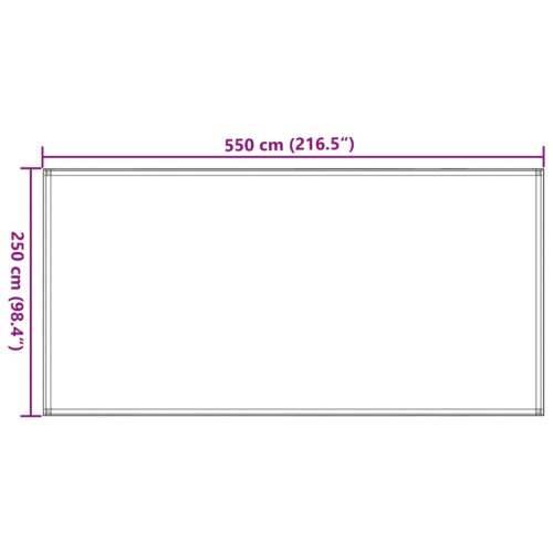 Tepih za šator 250 x 550 cm smeđe-sivi - Sivo-smeđa 250 x 550 cm 1 Cijena