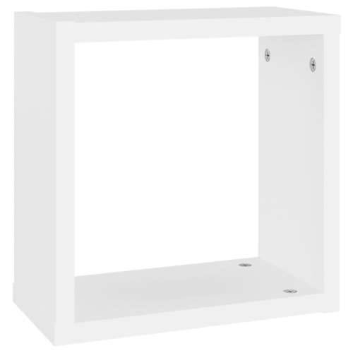 Kockaste zidne police 4 kom bijele 30 x 15 x 30 cm - Bijela 30 x 15 x 30 cm 4 1 Cijena