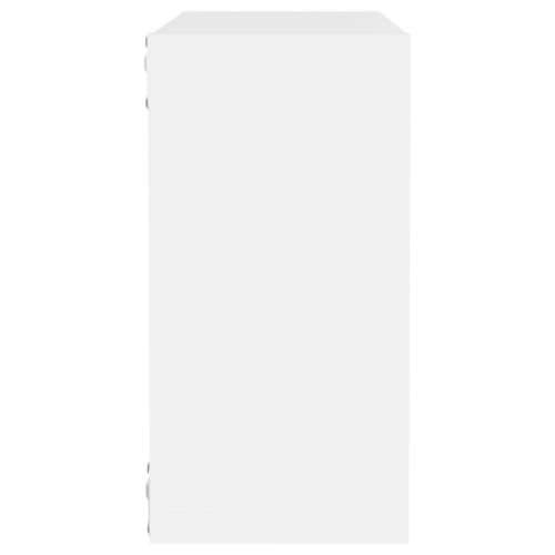 Kockaste zidne police 4 kom bijele 30 x 15 x 30 cm - Bijela 30 x 15 x 30 cm 4 1 Cijena