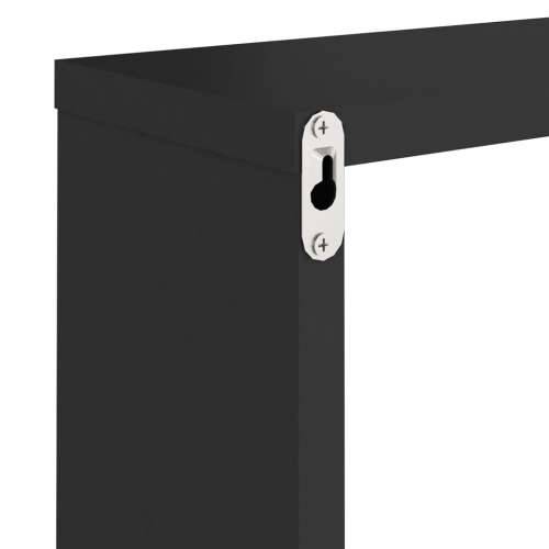 Kockaste zidne police 6 kom crne 30 x 15 x 30 cm - Crna 30 x 15 x 30 cm 6 1 Cijena