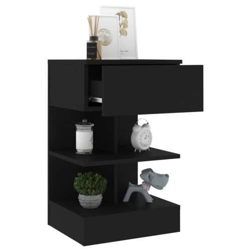 Noćni ormarići 2 kom crni 40 x 35 x 65 cm Crna 2 Cijena