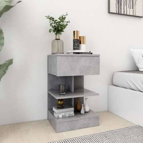 Noćni ormarići 2 kom siva boja betona 40 x 35 x 65 cm Beton siva 2 Cijena