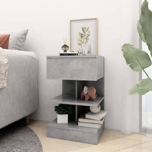 Noćni ormarići 2 kom siva boja betona 40 x 35 x 65 cm Beton siva 2 Cijena