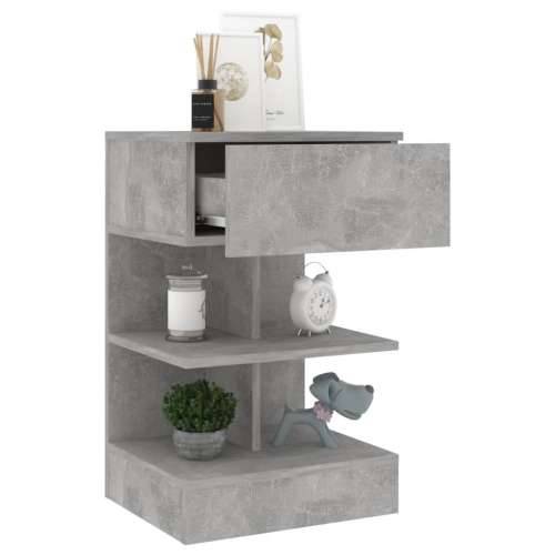 Noćni ormarići 2 kom siva boja betona 40 x 35 x 65 cm Beton siva 2 Cijena