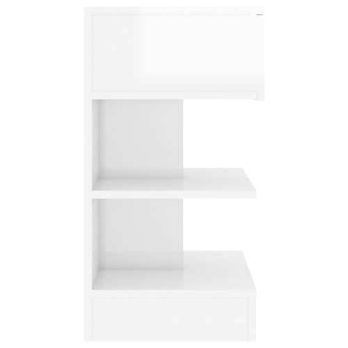 Noćni ormarići 2 kom visoki sjaj bijeli 40 x 35 x 65 cm - Visoko sjajno bijela 2 Cijena