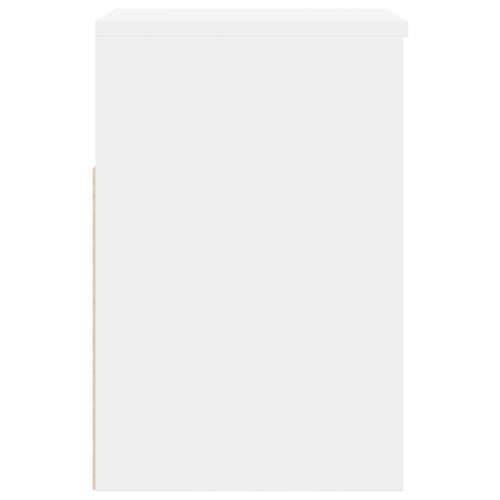 Klupa za cipele bijela 60 x 30 x 45 cm od konstruiranog drva - Bijela 60 x 30 x 45 cm 1 Cijena