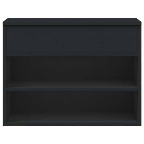 Klupa za cipele crna 60 x 30 x 45 cm od konstruiranog drva - Crna 60 x 30 x 45 cm 1 Cijena