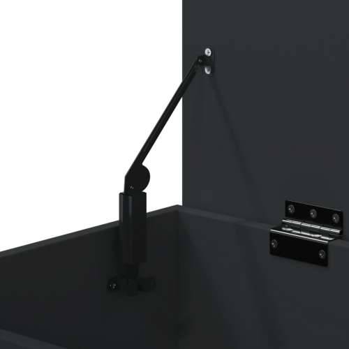 Klupa za cipele crna 60 x 30 x 45 cm od konstruiranog drva - Crna 60 x 30 x 45 cm 1 Cijena