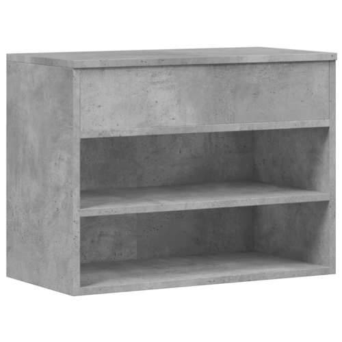 Klupa za cipele boja betona 60 x 30 x 45 cm konstruirano drvo - Beton siva 60 x 30 x 45 cm 1 Cijena