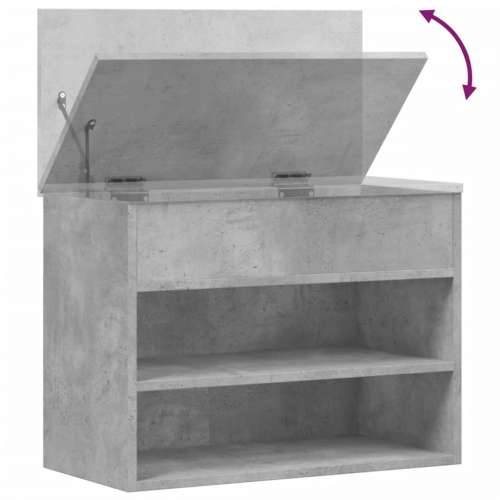 Klupa za cipele boja betona 60 x 30 x 45 cm konstruirano drvo - Beton siva 60 x 30 x 45 cm 1 Cijena