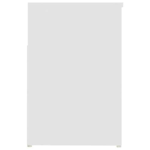 Klupa za cipele bijela 80 x 30 x 45 cm od konstruiranog drva - Bijela 80 x 30 x 45 cm 1 Cijena