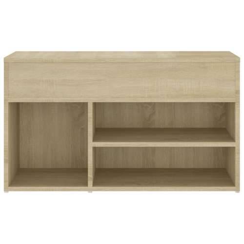 Klupa za cipele boja hrasta 80 x 30 x 45 cm konstruirano drvo - sonoma hrast 80 x 30 x 45 cm 1 Cijena