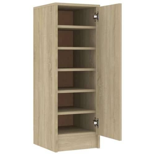 Ormarić za cipele boja hrasta 32 x 35 x 92 cm konstruirano drvo - sonoma hrast 31.5 x 35 x 92 cm 1 shoe cabinet with door Cijena