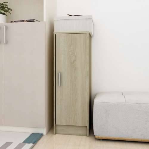 Ormarić za cipele boja hrasta 32 x 35 x 92 cm konstruirano drvo - sonoma hrast 31.5 x 35 x 92 cm 1 shoe cabinet with door Cijena