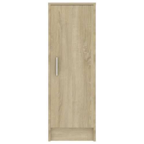 Ormarić za cipele boja hrasta 32 x 35 x 92 cm konstruirano drvo - sonoma hrast 31.5 x 35 x 92 cm 1 shoe cabinet with door Cijena