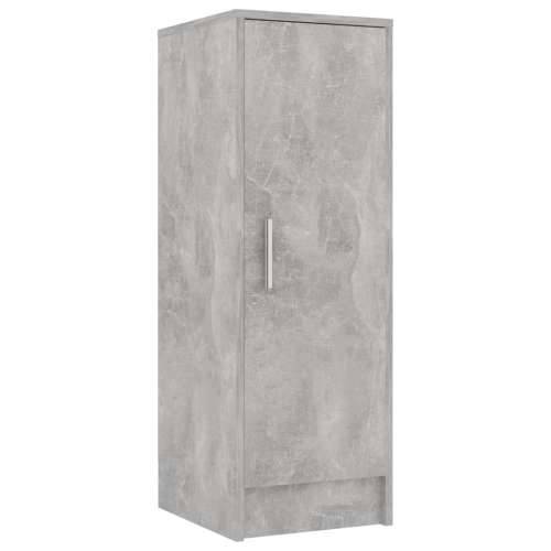 Ormarić za cipele boja betona 32 x 35 x 92 cm konstruirano drvo - Beton siva 31.5 x 35 x 92 cm 1 shoe cabinet with door Cijena