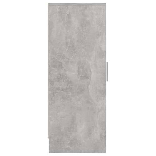 Ormarić za cipele boja betona 32 x 35 x 92 cm konstruirano drvo - Beton siva 31.5 x 35 x 92 cm 1 shoe cabinet with door Cijena